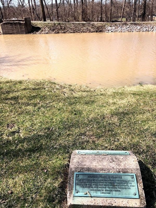 Central Canal & Towpath Marker. Click for full size. Central Canal & Towpath Marker image. Click for full size.