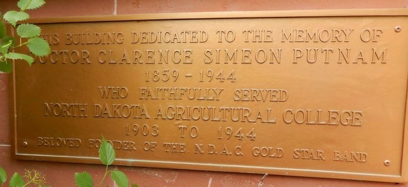 Clarence Simeon Putnam Marker image. Click for full size.