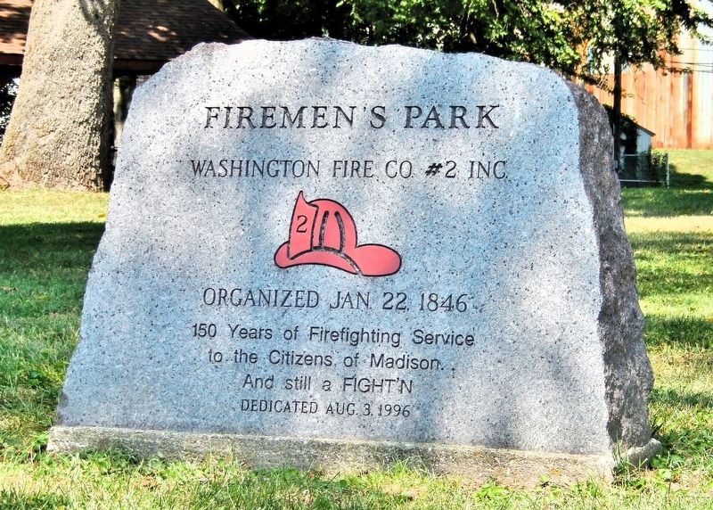Firemen's Park Marker image. Click for full size.