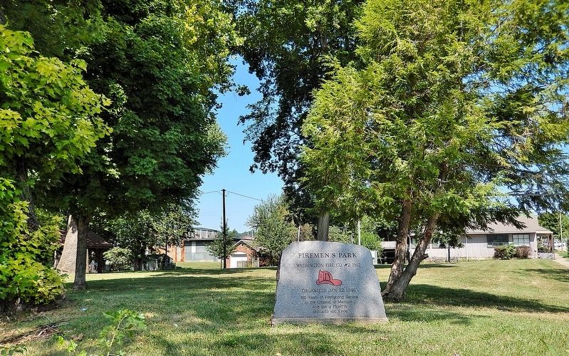 Firemen's Park Marker image. Click for full size.