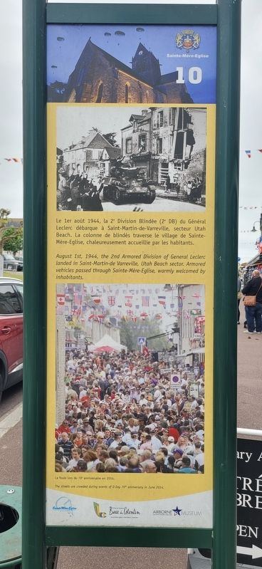 La 2ᵉ Division Blind�e (2ᵉ DB) / The 2nd Armored Division Marker image. Click for full size.