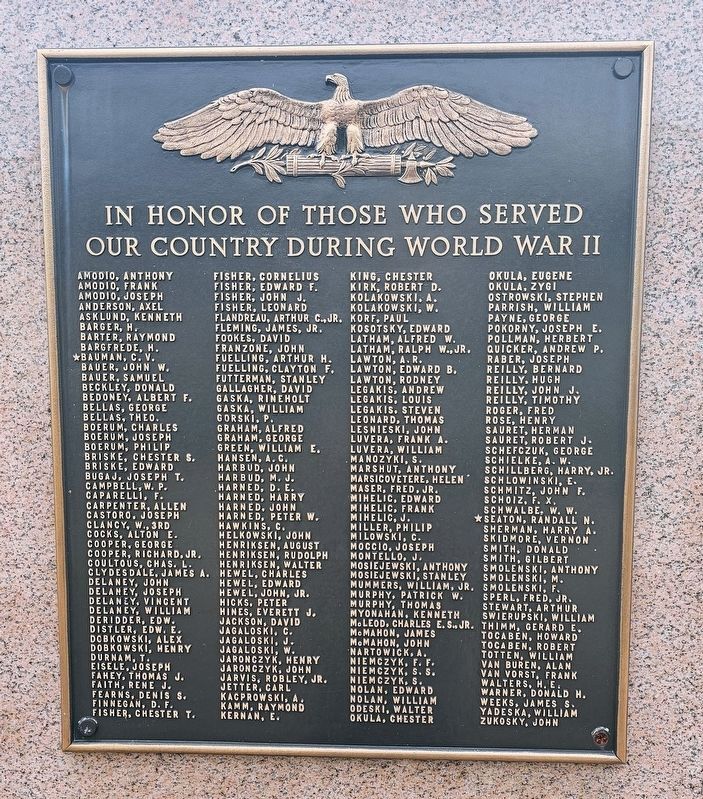 Albertson World War II Memorial image. Click for full size.