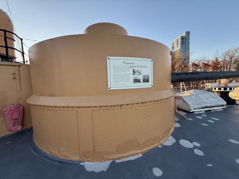 Olympia's Guns & Turrets Marker image. Click for full size.