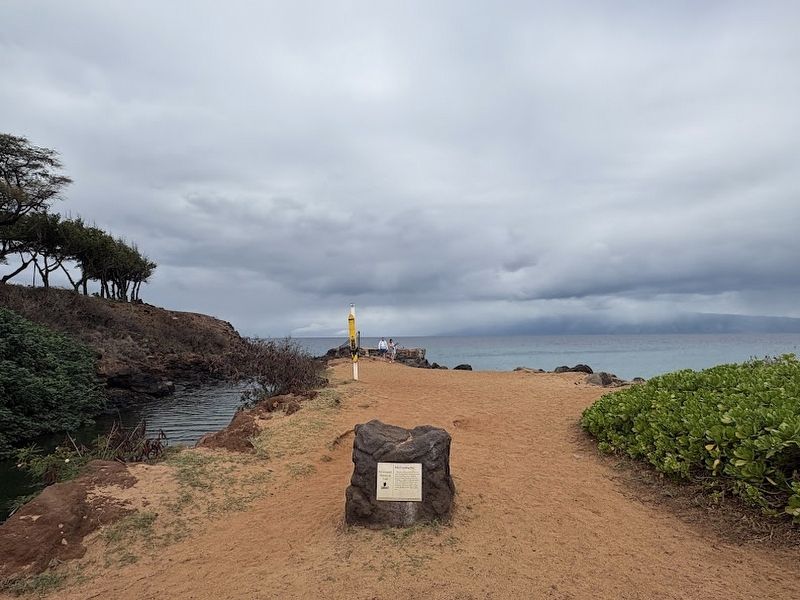 Keka'a Landing Pier Marker image. Click for full size.