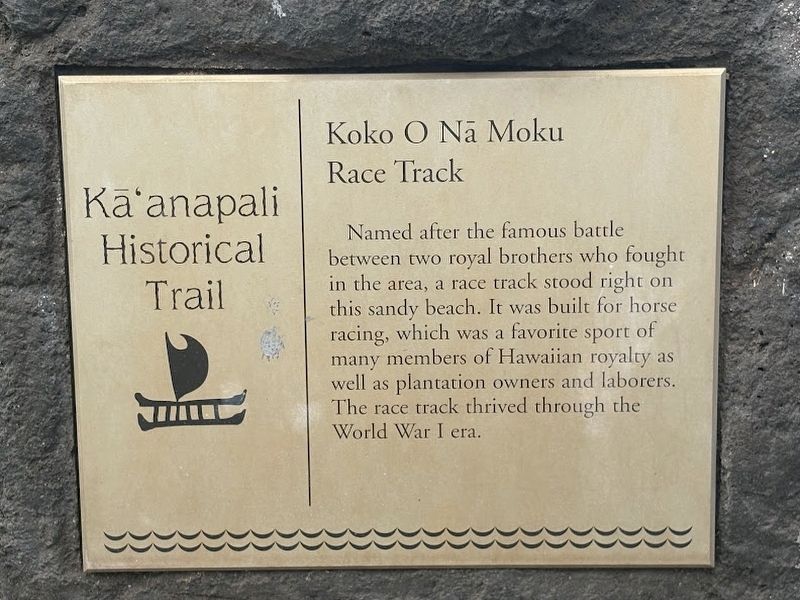 Koko O Na Moku Race Track Marker image. Click for full size.