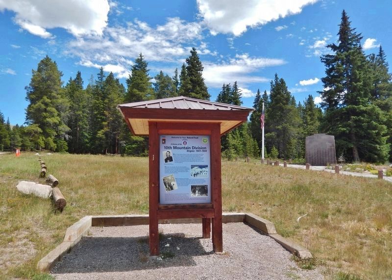 A History of the 10th Mountain Division Kiosk image. Click for full size.