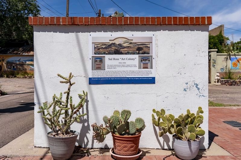 Sul Ross "Art Colony" Marker image. Click for full size.