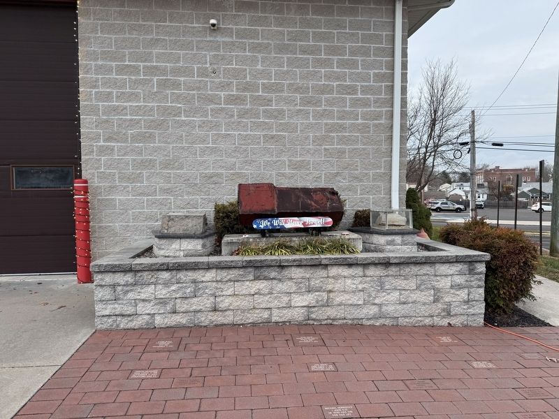 September 11, 2001 Memorial in front of the Fire Station image. Click for full size.