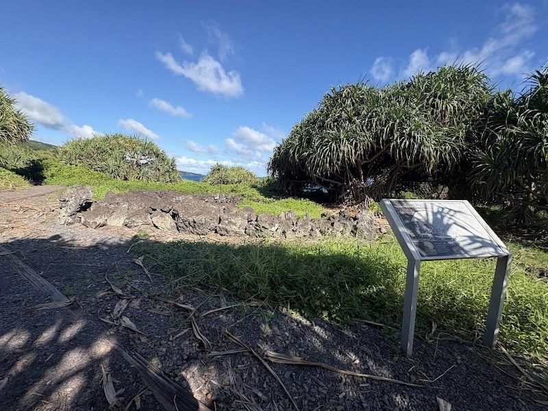 Ola I Ka Wai O Ka 'Opua or There is Life in the Water From the Clouds Marker image. Click for full size.
