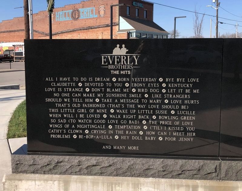 The Everly Brothers Marker. Click for full size. The Everly Brothers Marker image. Click for full size.