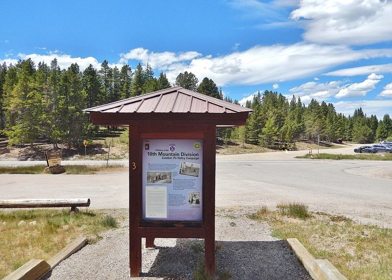 A History of the 10th Mountain Division Kiosk image. Click for full size.