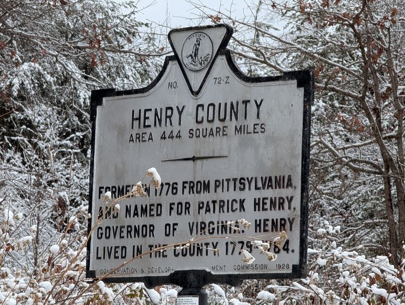 Henry County side of marker image. Click for full size.