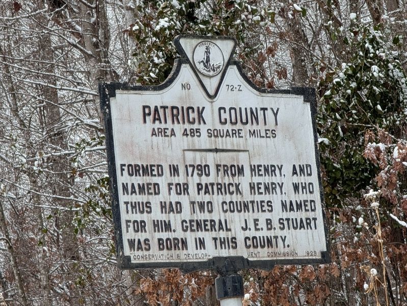 Patrick County side of marker image. Click for full size.