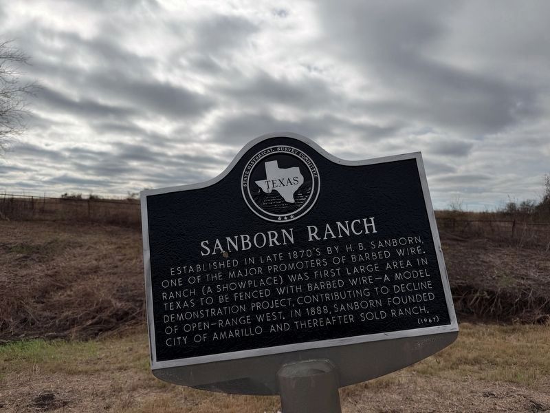 Sanborn Ranch Marker image. Click for full size.