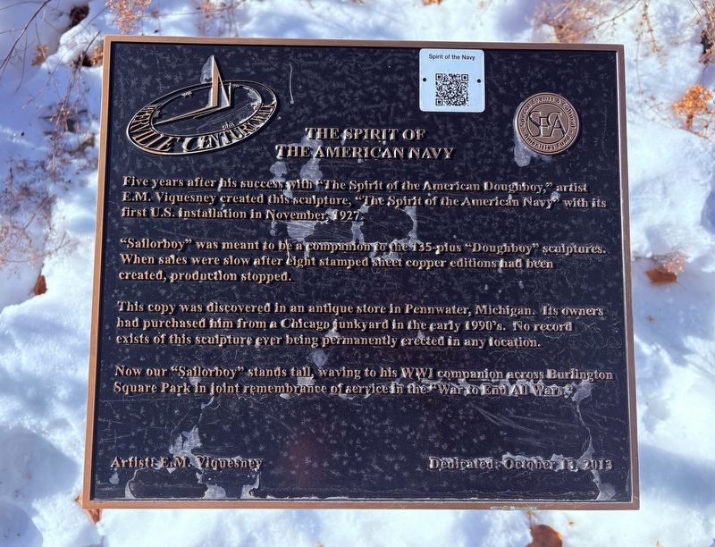 The Spirit of the American Navy Marker. Click for full size. The Spirit of the American Navy Marker image. Click for full size.