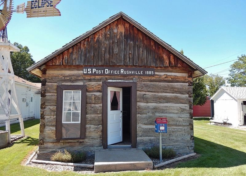 U.S. Post Office, Rushville, Nebraska (1885) image. Click for full size.
