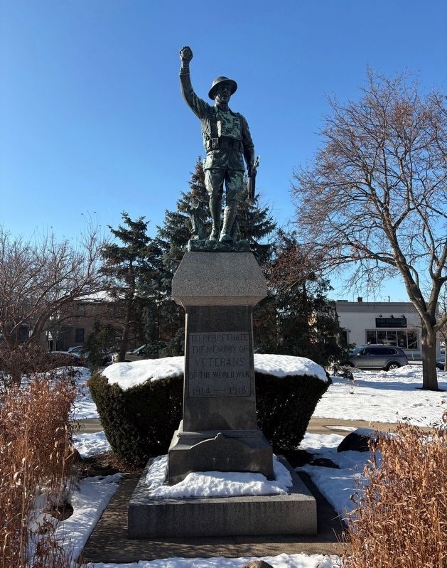 World War I Memorial Marker. Click for full size. World War I Memorial Marker image. Click for full size.