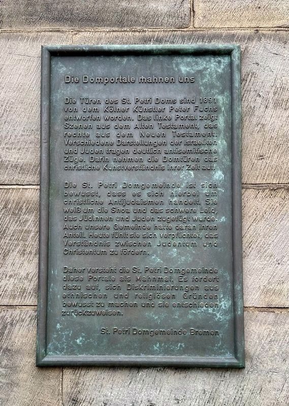 The Cathedral Doors Serve as a Reminder Marker image. Click for full size.