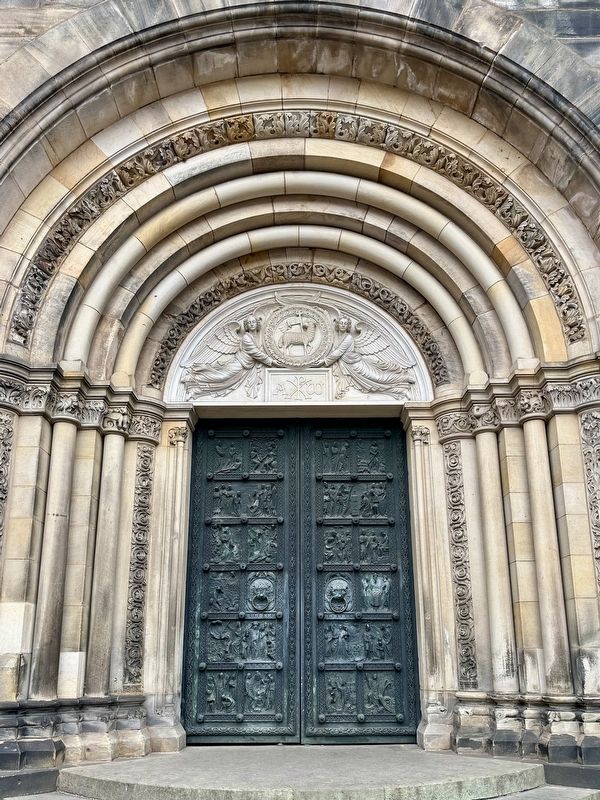 The Cathedral Portals - Old Testament (north) portal image. Click for full size.