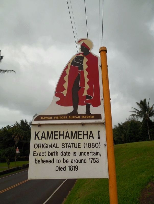 Kamehameha I Marker image. Click for full size.
