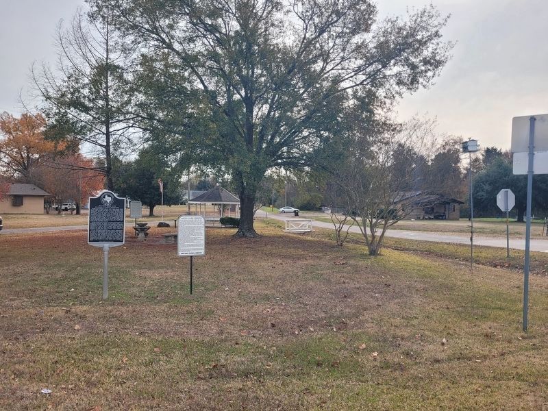 Community park and markers image. Click for full size.