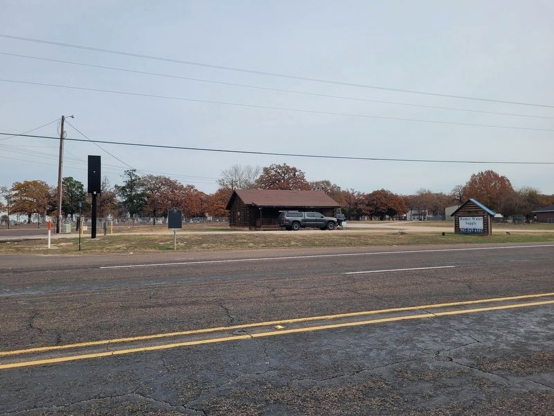 Sand Springs Cemetery and Marker image. Click for full size.