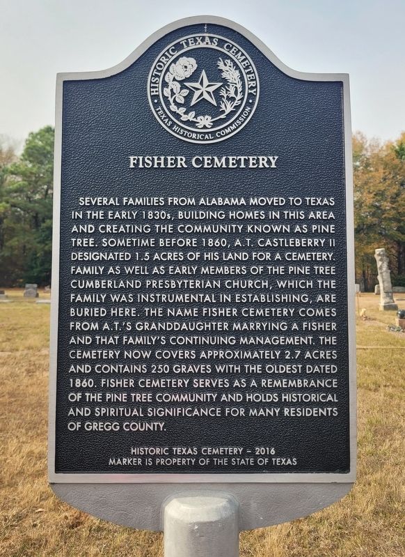Fisher Cemetery Marker image. Click for full size.