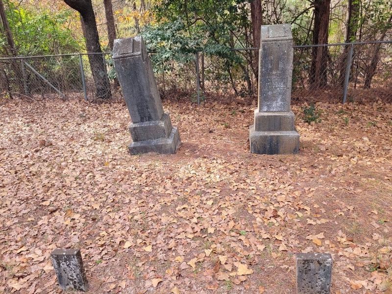 Elmira and Aaron T. Castleberry, II Tombstones image. Click for full size.