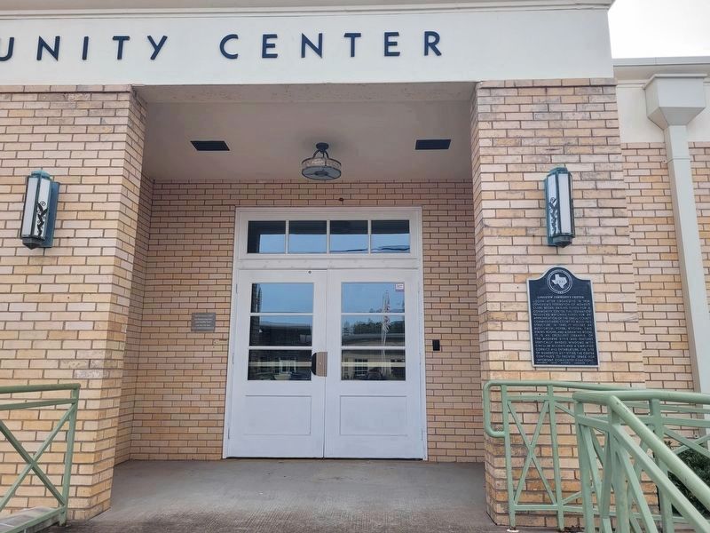 Longview Community Center and Marker image. Click for full size.