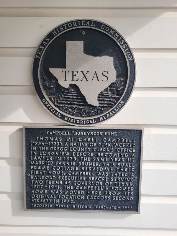 Campbell "Honeymoon Home" Marker image. Click for full size.