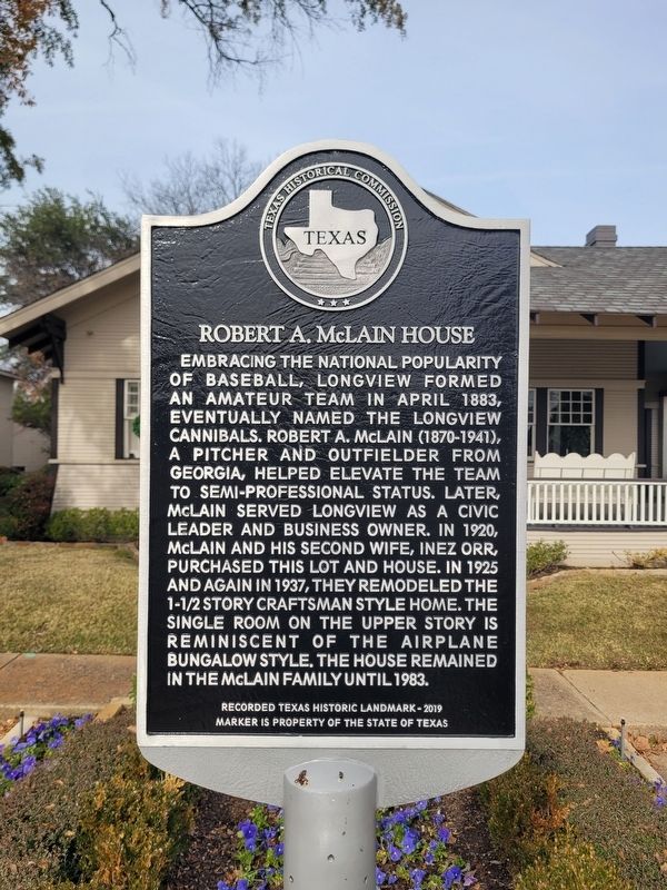 Robert A. McLain House Marker image. Click for full size.