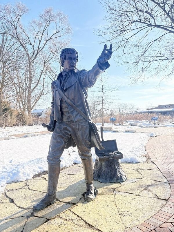 Joseph Naper statue image. Click for full size.