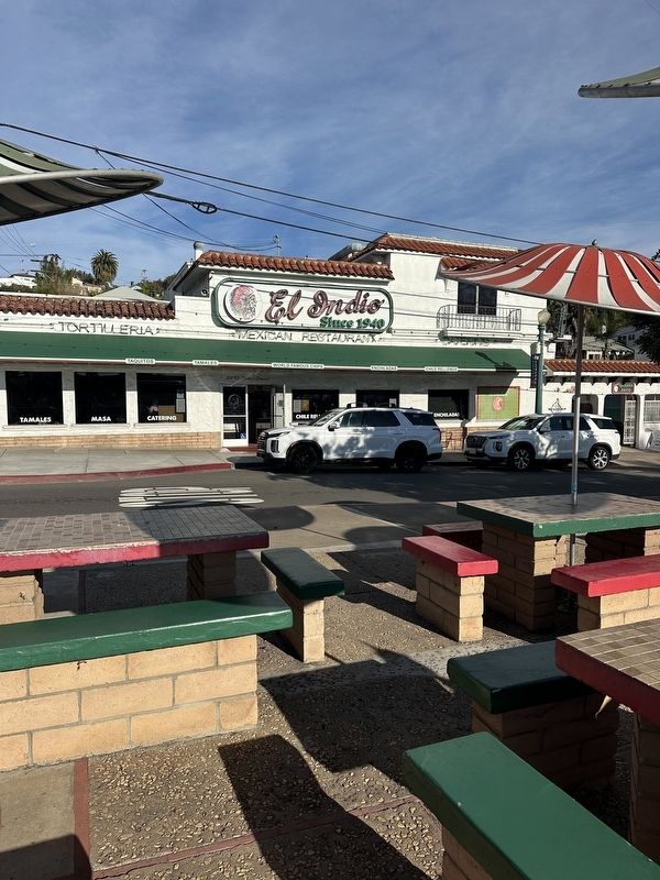 El Indio Mexican Restaurant Storefront image. Click for full size.