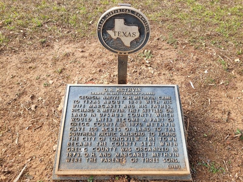 O.H. Methvin Marker image. Click for full size.