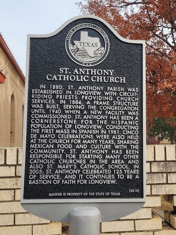 St. Anthony Catholic Church Marker image. Click for full size.