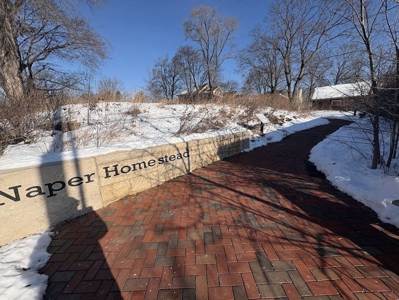 South entrance into Naper Homestead image. Click for full size.