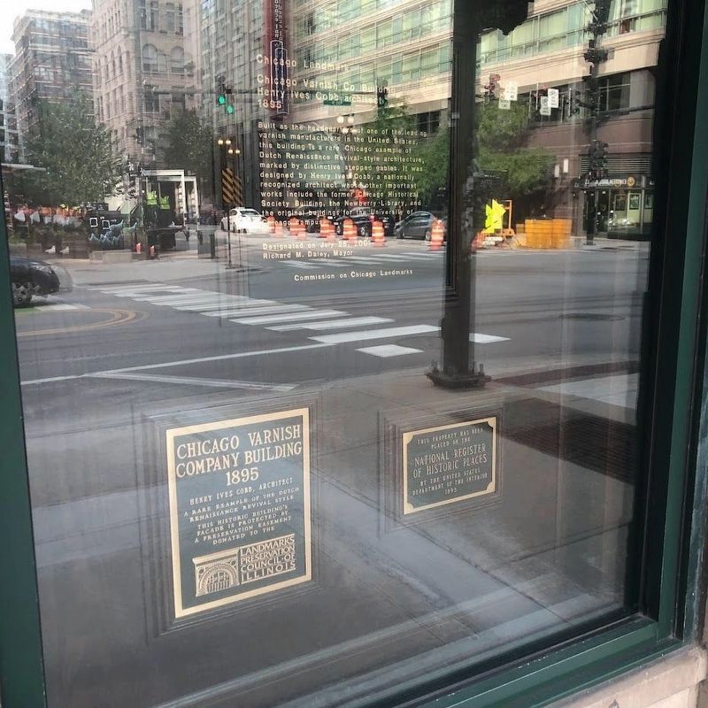 Chicago Varnish Company Building markers image. Click for full size.