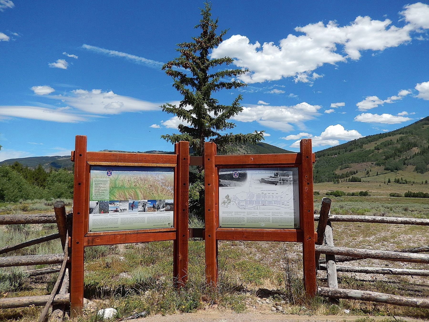 Your Path Here Intersects with 10th Mountain Soldiers Marker. Click for full size. Your Path Here Intersects with 10th Mountain Soldiers Marker image. Click for full size.