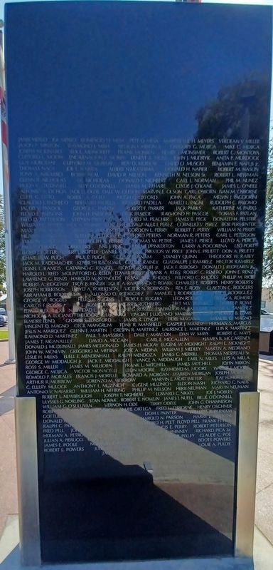 Kern County World War II Veterans Memorial. Click for full size. Kern County World War II Veterans Memorial image. Click for full size.