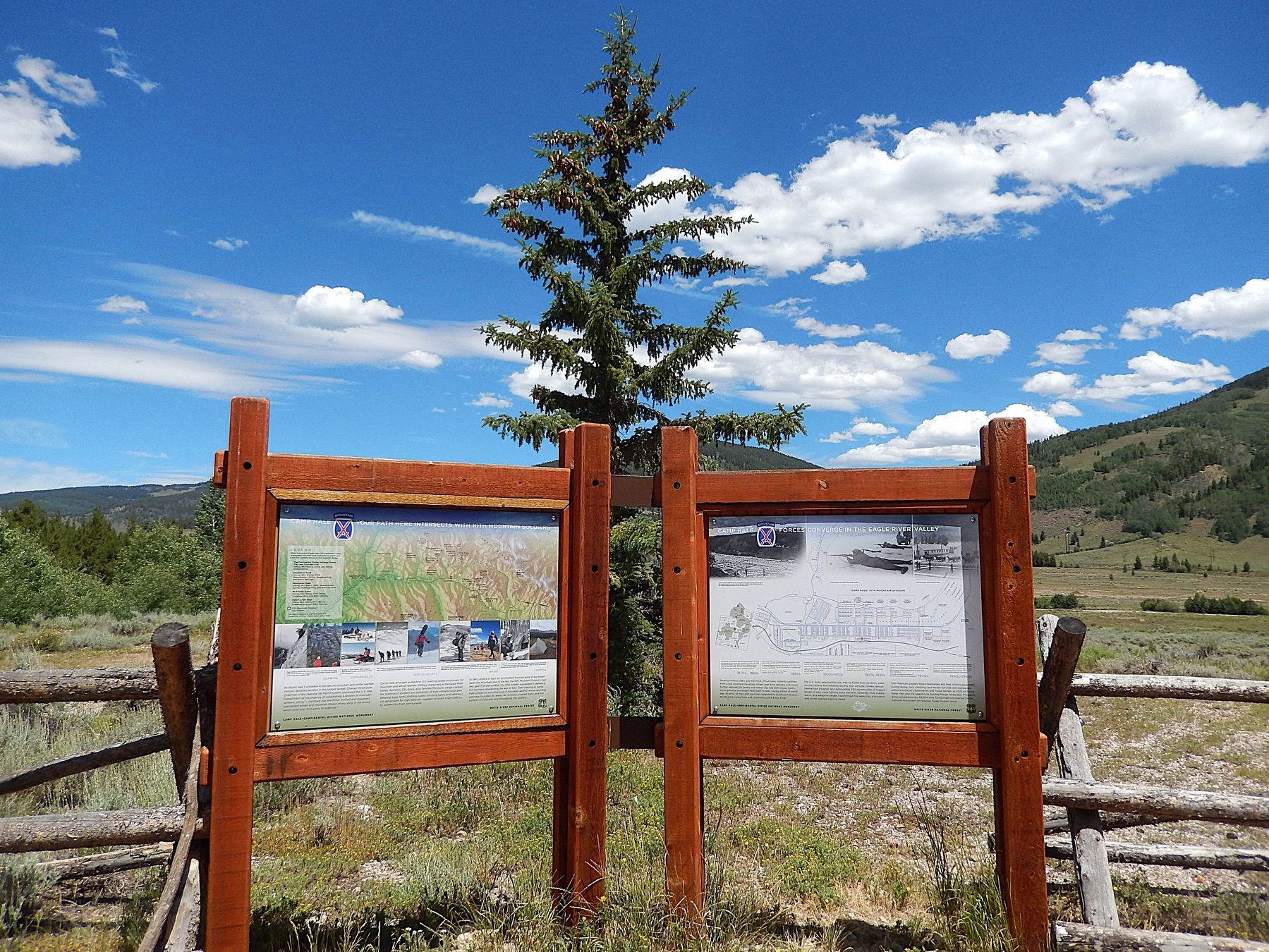 Forces Converge in the Eagle River Valley Marker. Click for full size. Forces Converge in the Eagle River Valley Marker image. Click for full size.