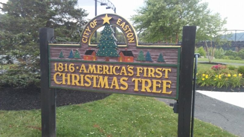 America's First Christmas Tree. Click for full size. America's First Christmas Tree image. Click for full size.