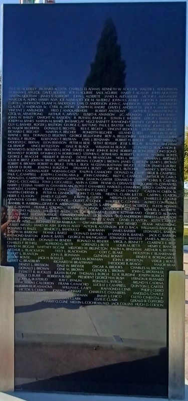 Kern County World War II Veterans Memorial. Click for full size. Kern County World War II Veterans Memorial image. Click for full size.