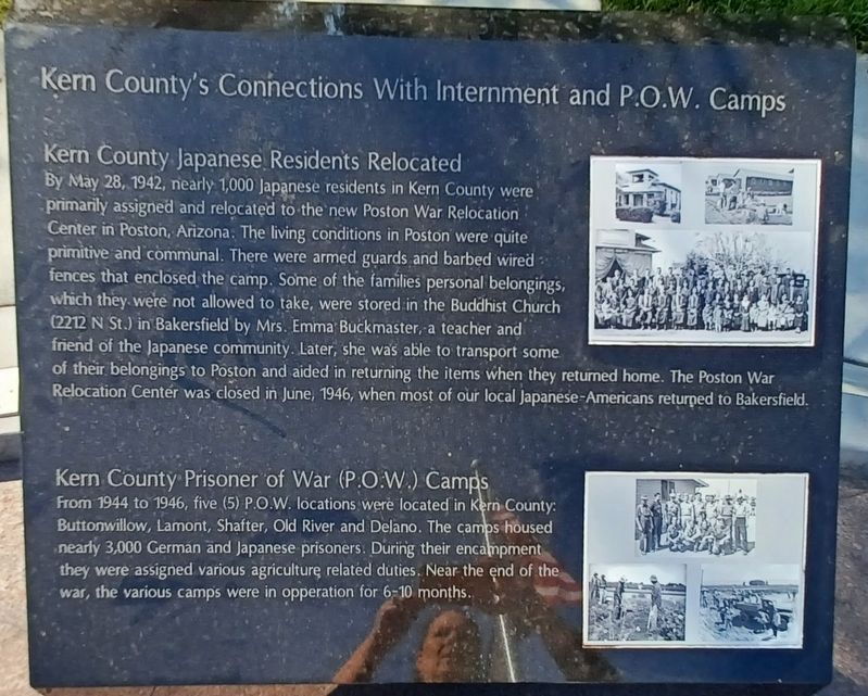 Kern County World War II Veterans Memorial. Click for full size. Kern County World War II Veterans Memorial image. Click for full size.