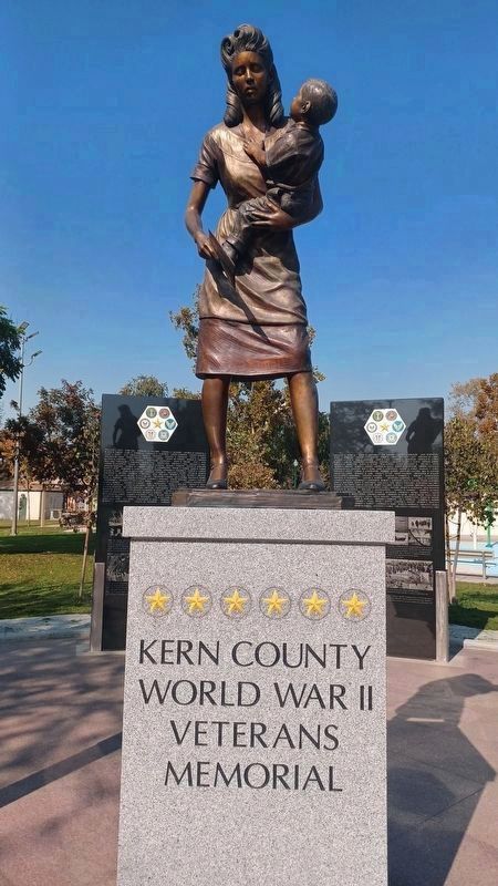 Kern County World War II Veterans Memorial. Click for full size. Kern County World War II Veterans Memorial image. Click for full size.