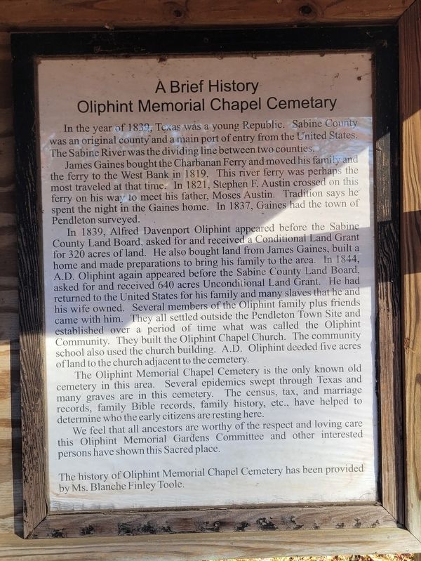 Supplemental Information - Right Side of Marker image. Click for full size.