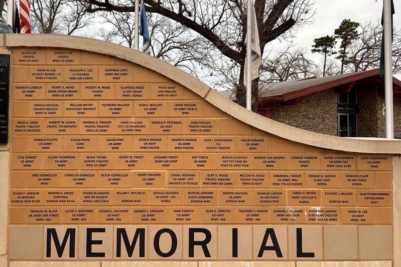Veterans Memorial Tiles Side 2 image. Click for full size.