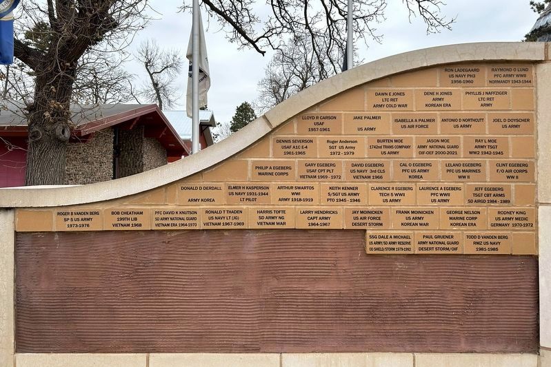 Veterans Memorial Tiles Side 5 image. Click for full size.