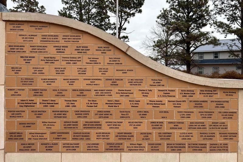 Veterans Memorial Tiles Side 6 image. Click for full size.