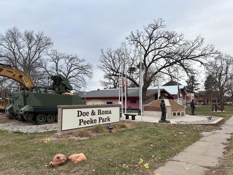 Volga, South Dakota Veterans Memorial image. Click for full size.