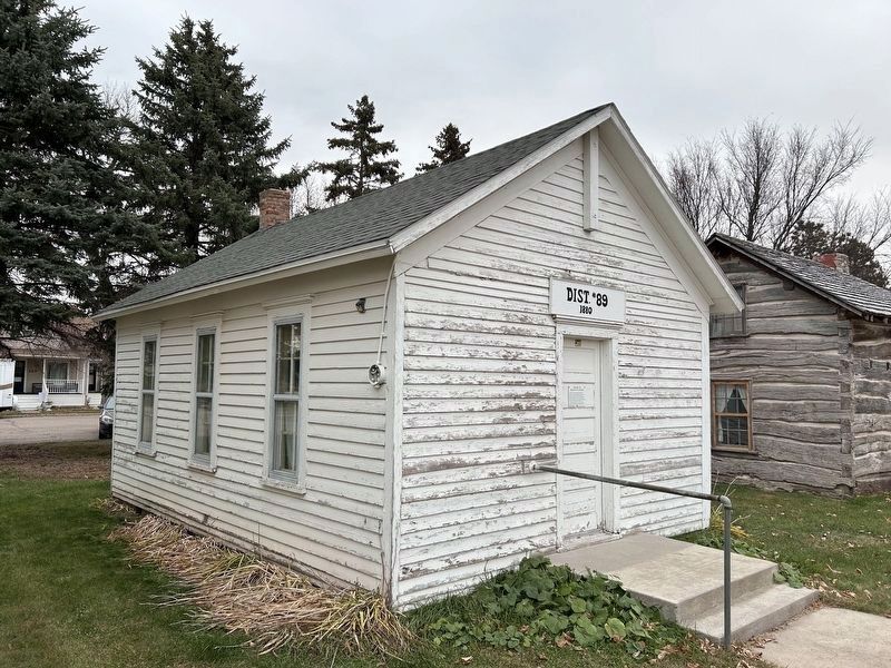 District 89 Medary Twp. School & Marker image. Click for full size.